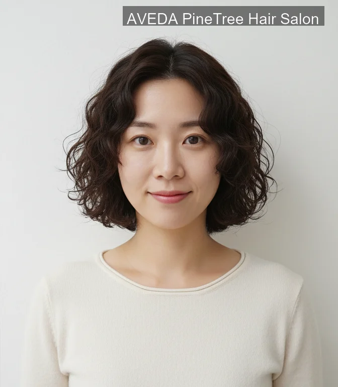 히피펌 손질 방법 애프터 | 파인트리헤어살롱