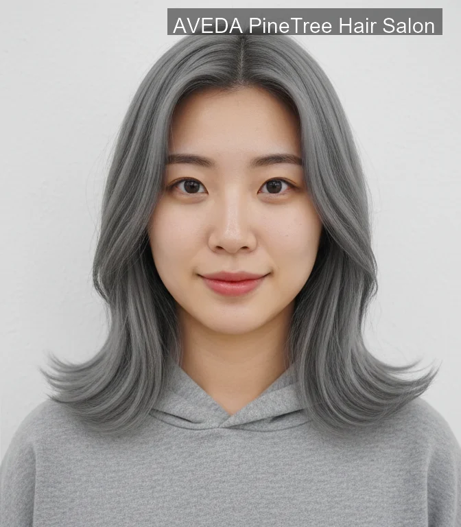 서대문역 애쉬그레이 염색 애프터 | 파인트리헤어살롱