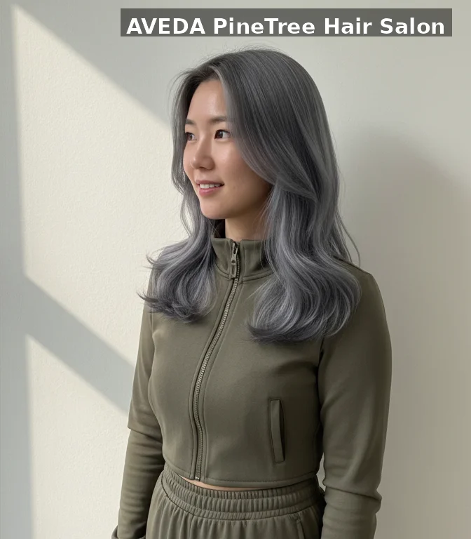 서대문역 염색 애쉬그레이 애프터 | 파인트리헤어살롱