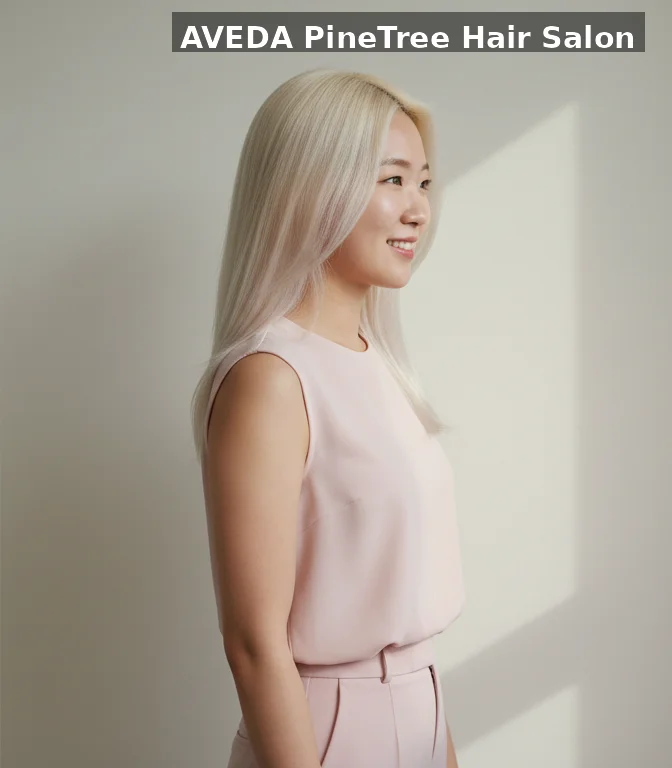 서대문역 탈색 1회 애프터 | 파인트리헤어살롱